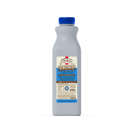 Raw Goat Milk for Cats & Dogs - Blueberry Pom Burst Recipe