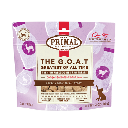 Freeze-Dried Raw Cat Treats - The G.O.A.T.