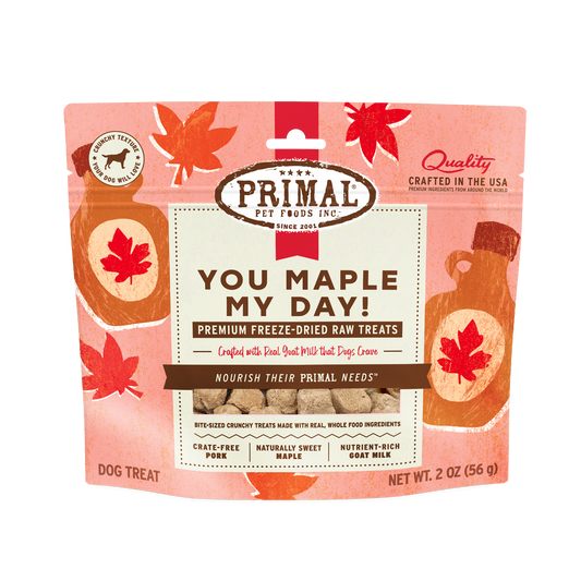 Freeze-Dried Raw Dog Treats - You Maple My Day