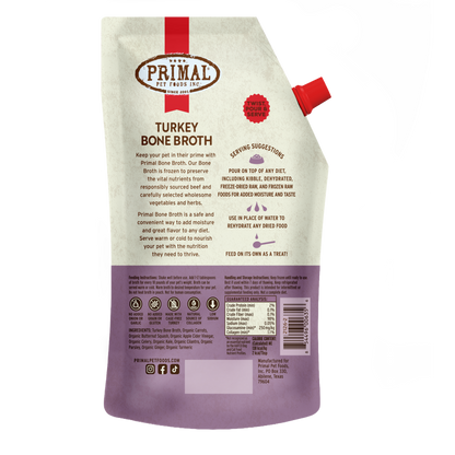 Bone Broth for Cats and Dogs - Turkey Recipe