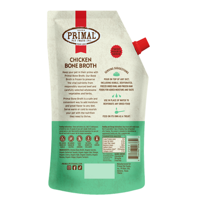 Bone Broth for Cats and Dogs - Chicken Recipe