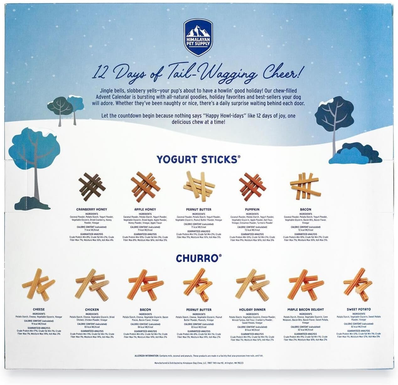 Himalayan Dog Chew Advent Calendar
